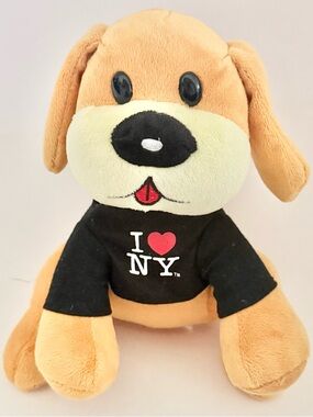 Plush Dog Toy - I Love NY New York